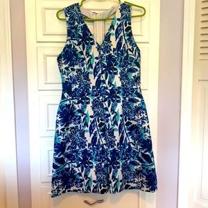 3 shade blue dress.